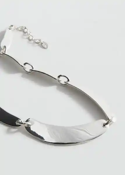 Collar Carla Plata Talla 99 Mujer Mango
