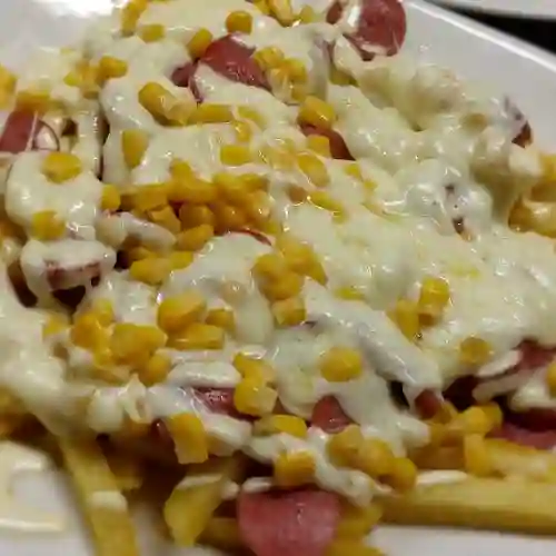 Salchipapa de la Casa