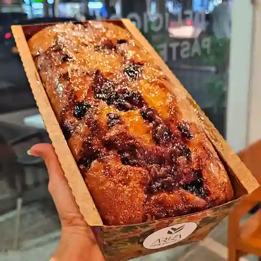 Budin limon y arandanos