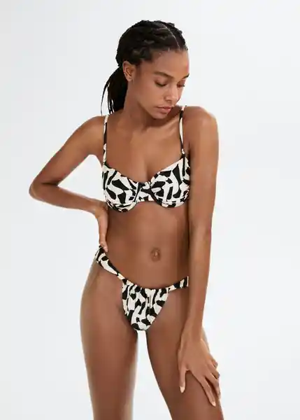 Top Bikini Funky Negro Talla S Mujer Mango