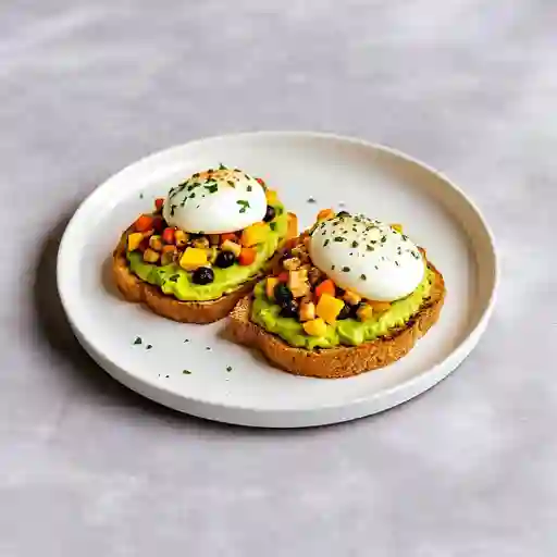 Tostada de Aguacate