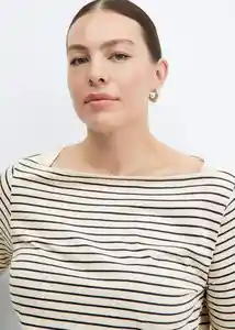 Camiseta Saco Piedra Talla S Mujer Mango