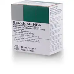 Berodual Hfa Solución en Aerosol (20 Mcg / 50 Mcg)