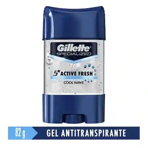 Gillette Antitranspirante en Gel Invisible Cool Wave 82 g