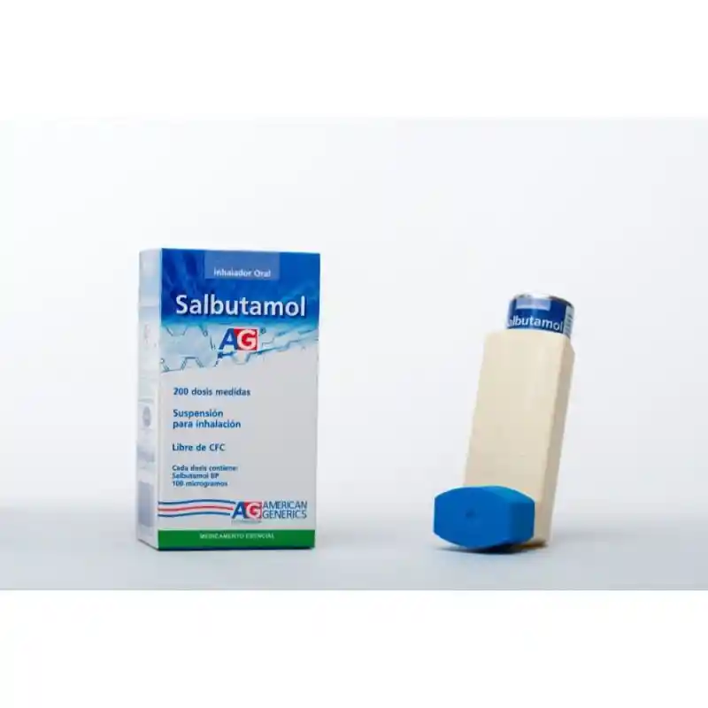 American Generic Salbutamol Suspensión Para Inhalación (100 mg)
