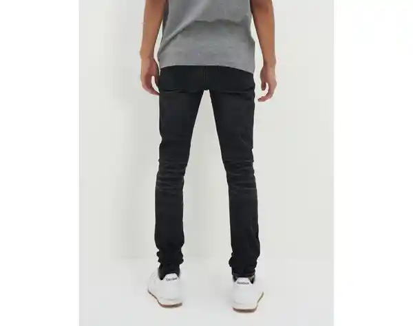 Jean Super Skinny Hombre Negro Talla 34 x 34 American Eagle