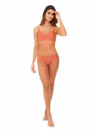 Brasier Prehormado Espalda Ancha 36-terracota