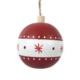 Esfera Rojo Con Blanco Folk Krea