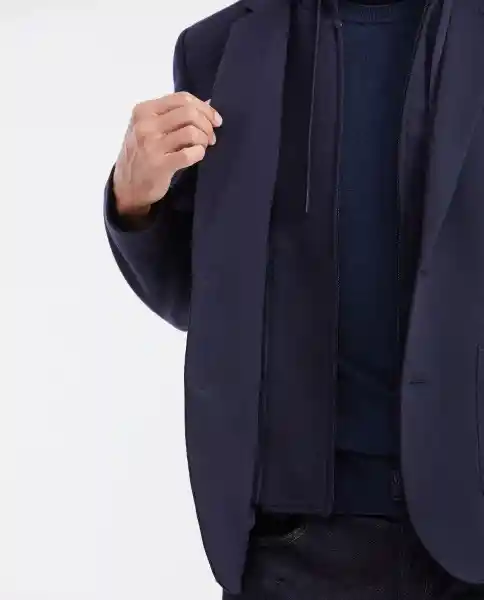 Blazer With Removible Hoo Azul Dark Ultraoscuro S Chevignon