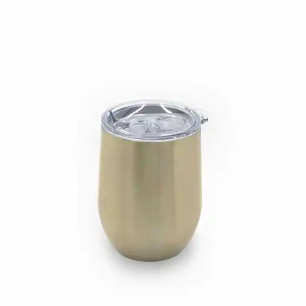 Vaso Doble Pared en Acero Inox Gold Ambiente Gourmet