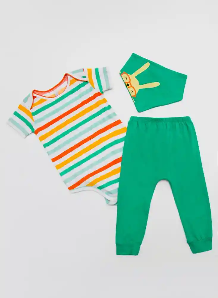 Conjunto Largo 0/3 Meses - Estamp 2