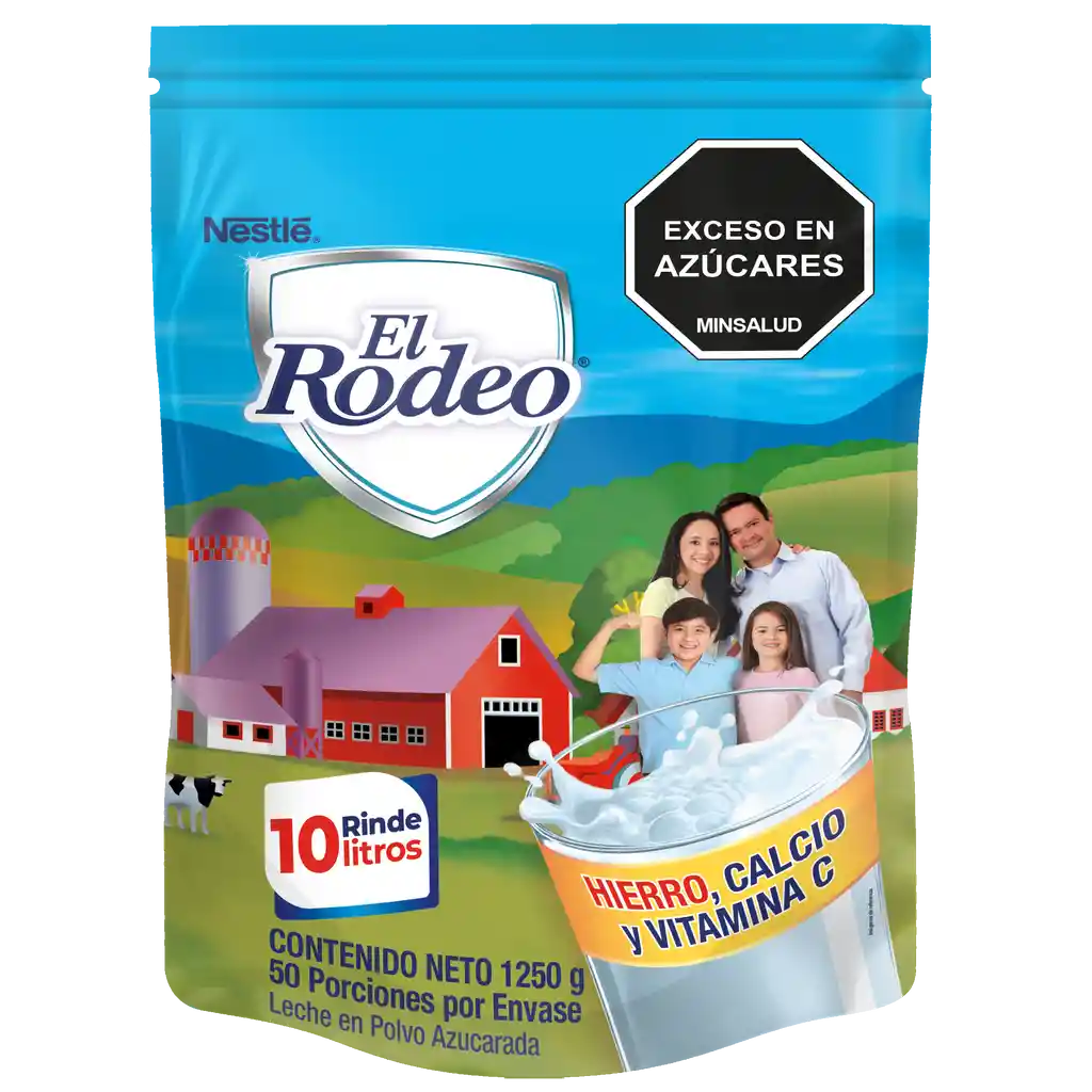 Leche en polvo EL RODEO x 1250g