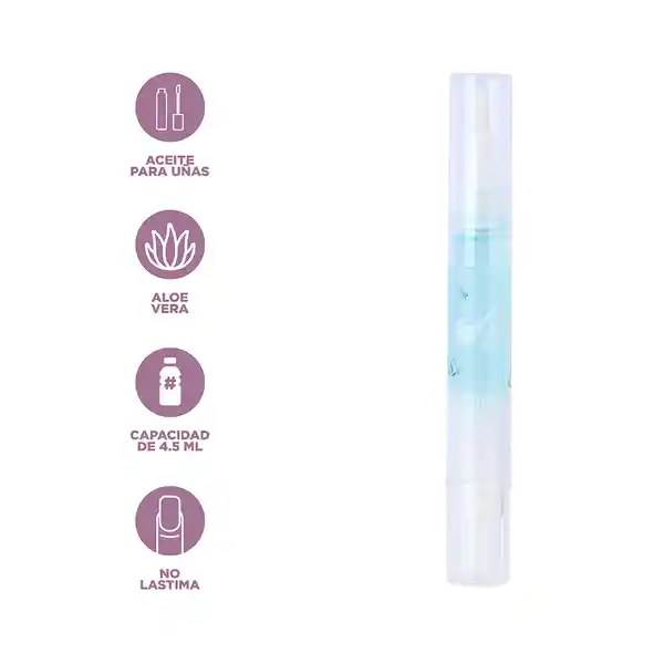 Aceite Para Uñas y Cutícula Serie Minimalist Aloe Vera Miniso
