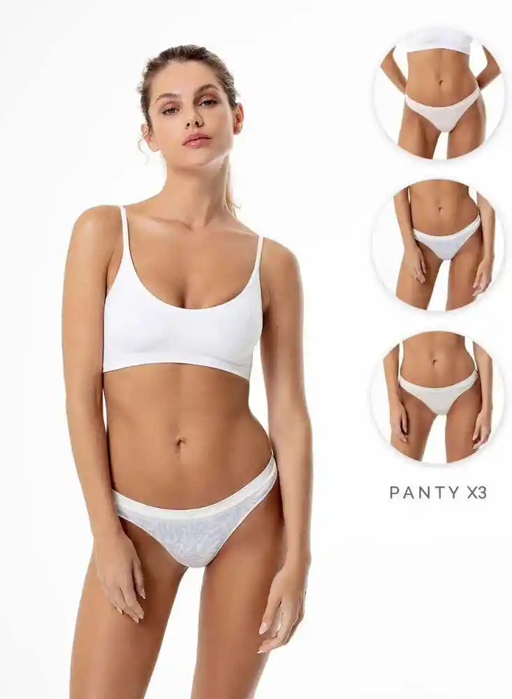 Panty Paq Brasilera Mujer S-surtido12