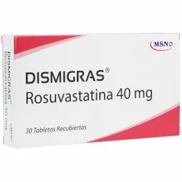 Dismigras 40Mg Tab Rec Caj X 30