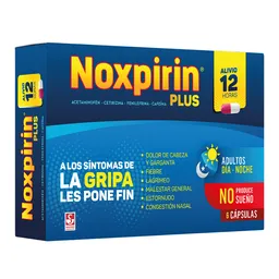Noxpirin Plus (50 mg/30 mg/5 mg/10 mg) 6 Cápsulas