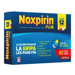 Noxpirin Plus (50 mg/30 mg/5 mg/10 mg) 6 Cápsulas