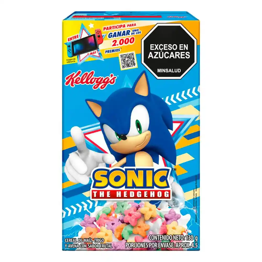 Cereal Kelloggs Maíz Trigo Avena Frutal (130 Gr)
