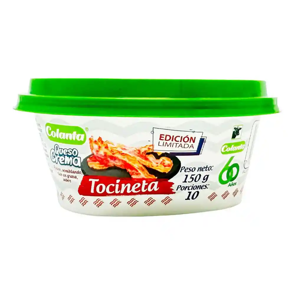 Queso Colanta Crema Fresco Semiblando Tocine (150 Gr)