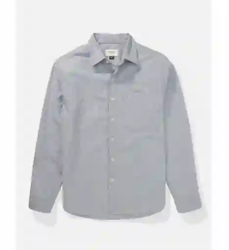 Camisa Hombre Color Gris Talla SMALL American Eagle