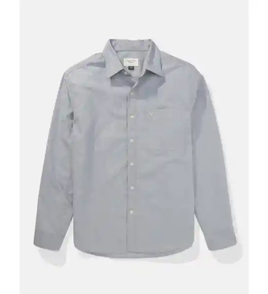 Camisa Hombre Color Gris Talla SMALL American Eagle