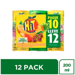 2 x Hit Jugo de Fruta Sabores Surtidos