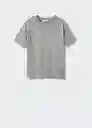 Camiseta Bay Gris Talla 18 Mango Teen Boy Mango