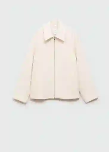 Chaqueta Poesía Crudo Talla XS Mujer Mango