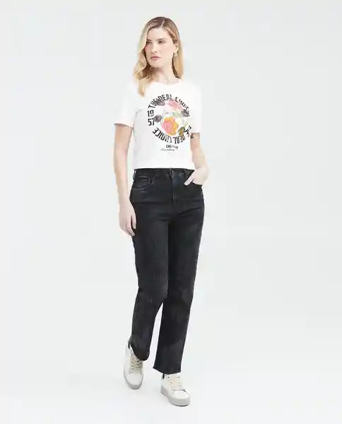 Camiseta Botanic Graphic Crudo Prístino Claro XS Chevignon