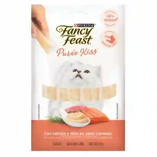 Fancy Feast Alimento Húmedo Gato Pouch Kiss Salmón y Atún