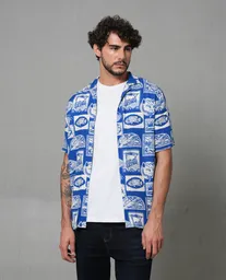 Camisa Hombre Azul XXL 113 113G020_AZU194056 Rifle