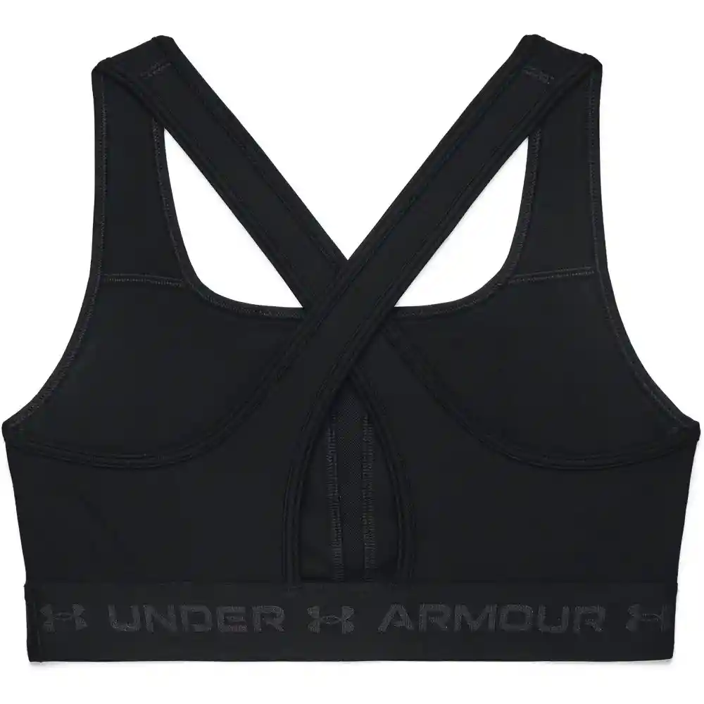 Ua Crossback Mid Bra Talla Xs Camisetas Negro Para Mujer Marca Under Armour Ref: 1361034-001