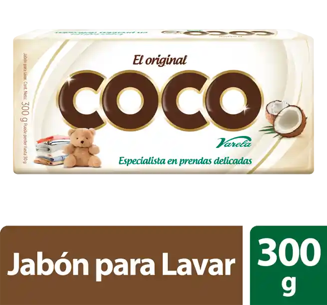 Coco Jabón en Barra para Ropa