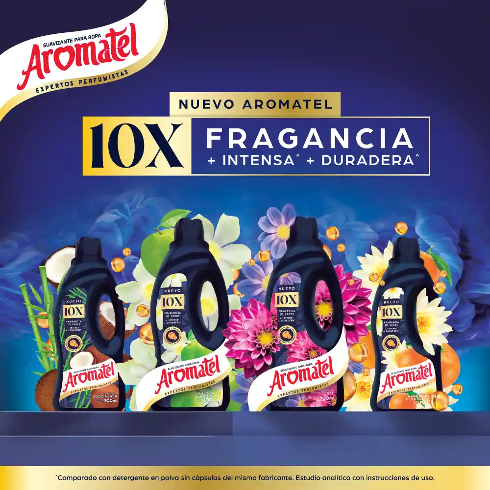 Suavizante Aromatel Mandarina 10x más Fragancia OFERTAX2  X900ML