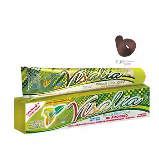 Visalia Tinte Sin Amoniaco Chocolate Medio No. 7.36 60 g