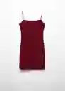 Vestido Xlima Fucsia Talla XS Mujer Mango