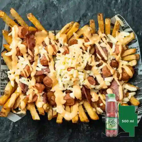 Fries Las Vegas Strip Toque de Queda + Mr Tea Limón 500ml