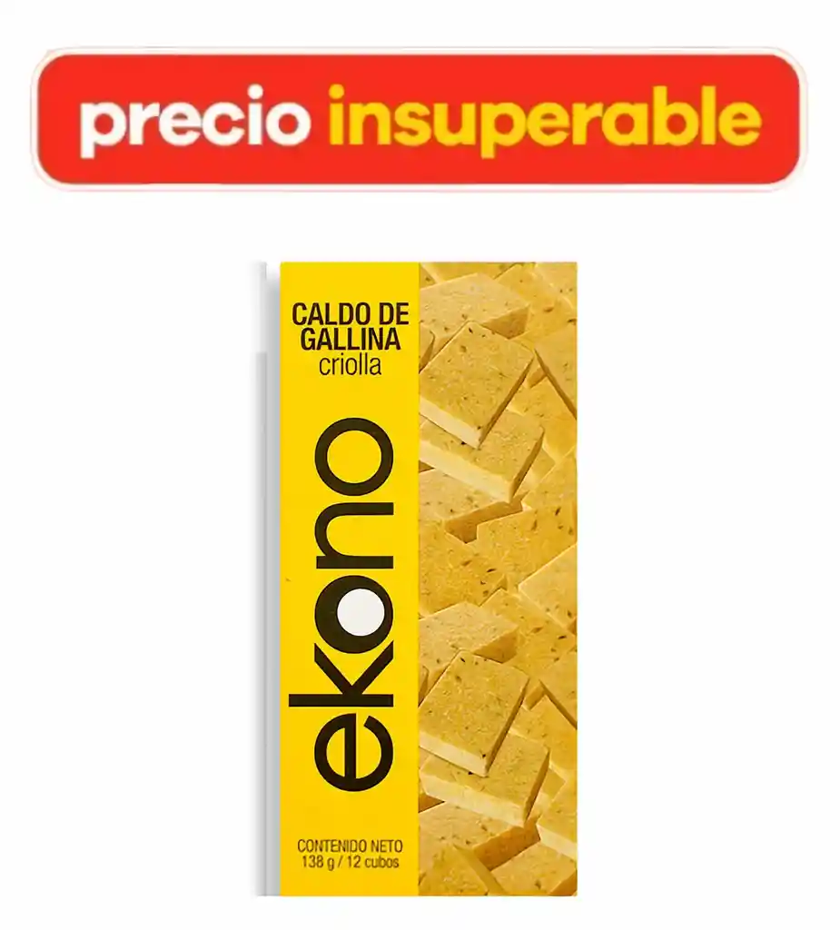 Ekono Caldo De Gallina Criolla