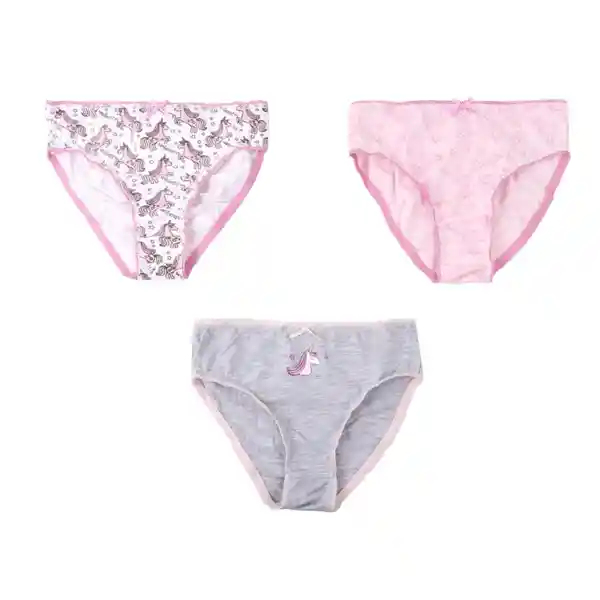 Urb Bombacha Algodón Niña Estampado Unicornio Talles 2-8