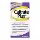 Caltrate Plus M Calcio, Vitamina D y Minerales 30Tabs