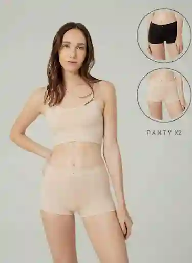 Pantie Boxer Duo Tic Tac Mujer 9-11-surtido 2