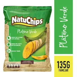 Natuchips Snacks De Plátano Verde