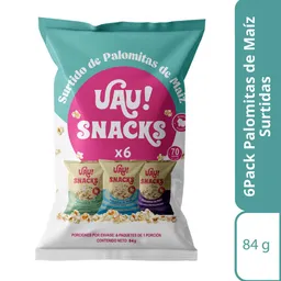 Crispetas Surtidas Uau! Pack X6 (84 Gr)