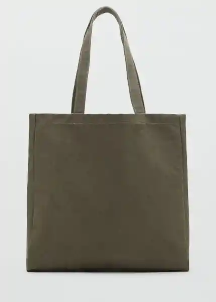 Bolso Tote Khaki Talla 99 Hombre Mango