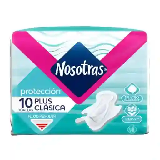 Nosotras Toalla Natural Plus Clásica