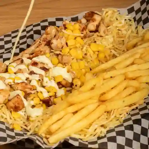 Chuzo desgranado de pollo