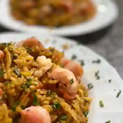 Arroz con Camarones