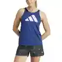 Adidas Camiseta Run It Tank Para Mujer Azul Talla S