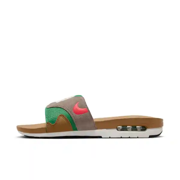 Nike Zapatos Air Max 1 Slide Para Hombre Cafe Talla 11