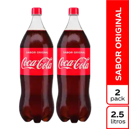 Coca-Cola Original - Gaseosa Sabor 2 X 2.5 L